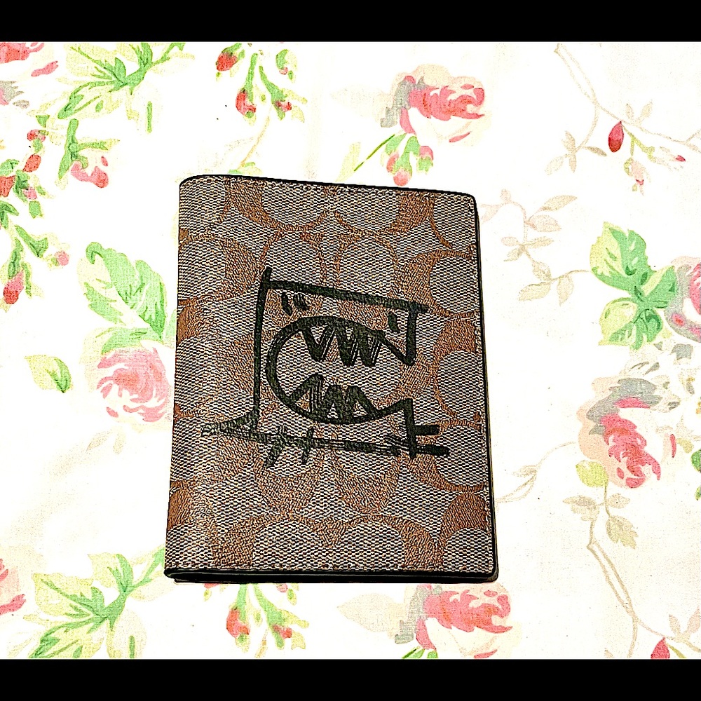 Coach X Guang Yu Passport Case wallet